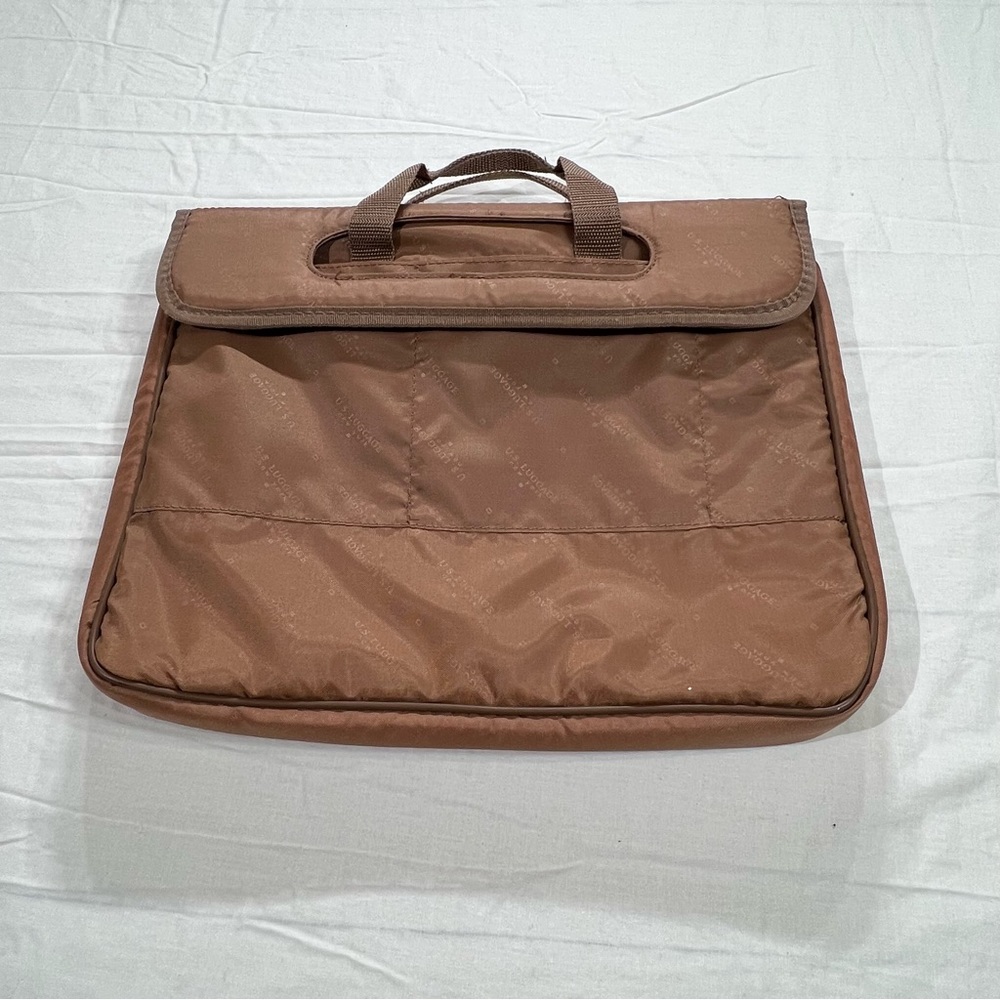 US Luggage Caramel Brown Padded Laptop Carrier Bag